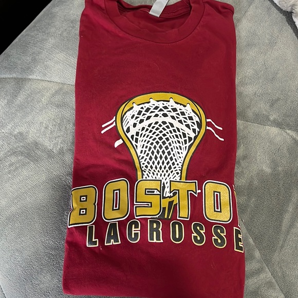 Boston College lacrosse t-shirt, Next Level, size L, Men or Women - Picture 1 of 5